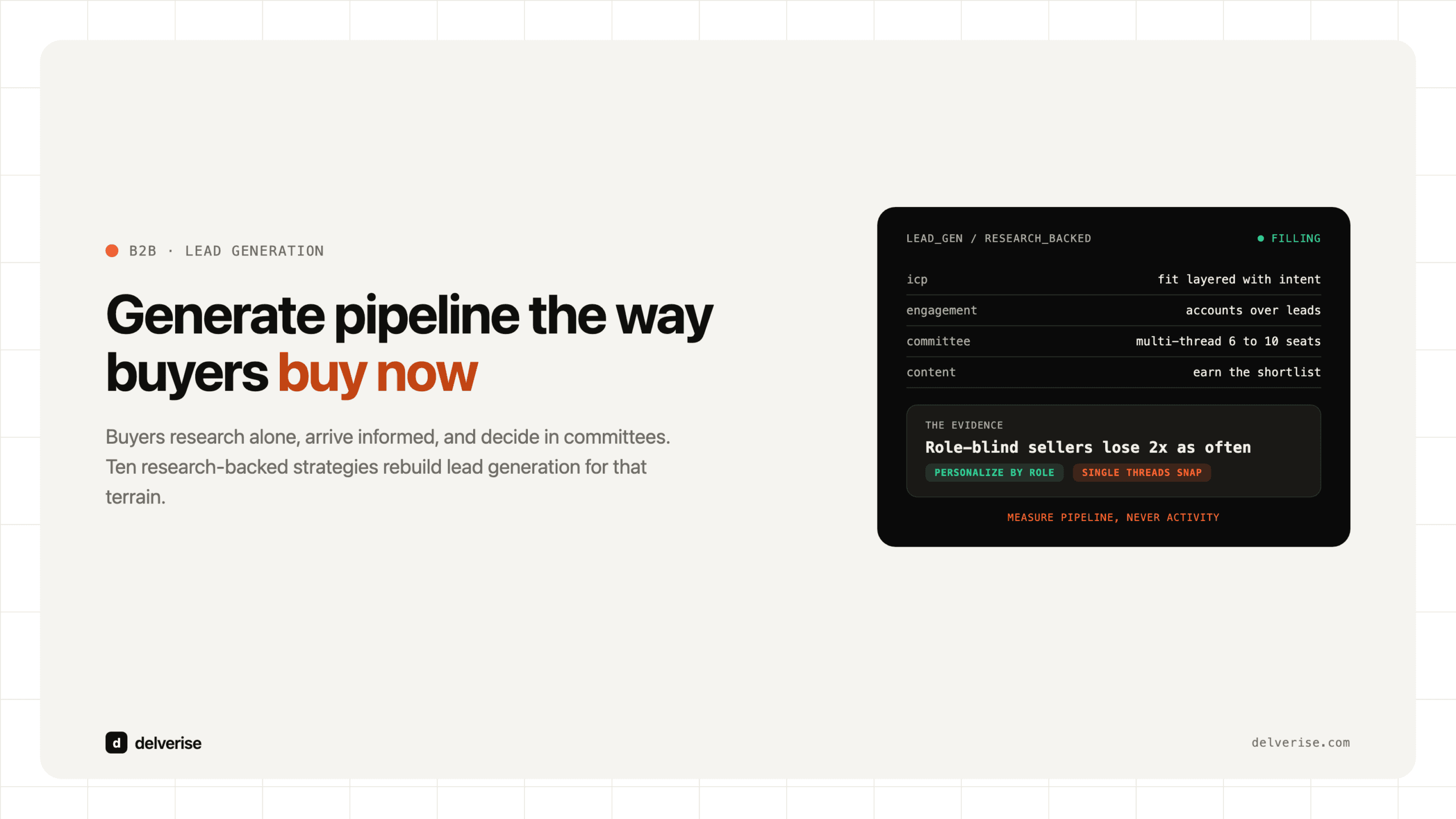 Generate pipeline the way buyers buy now: research-backed B2B lead generation strategies