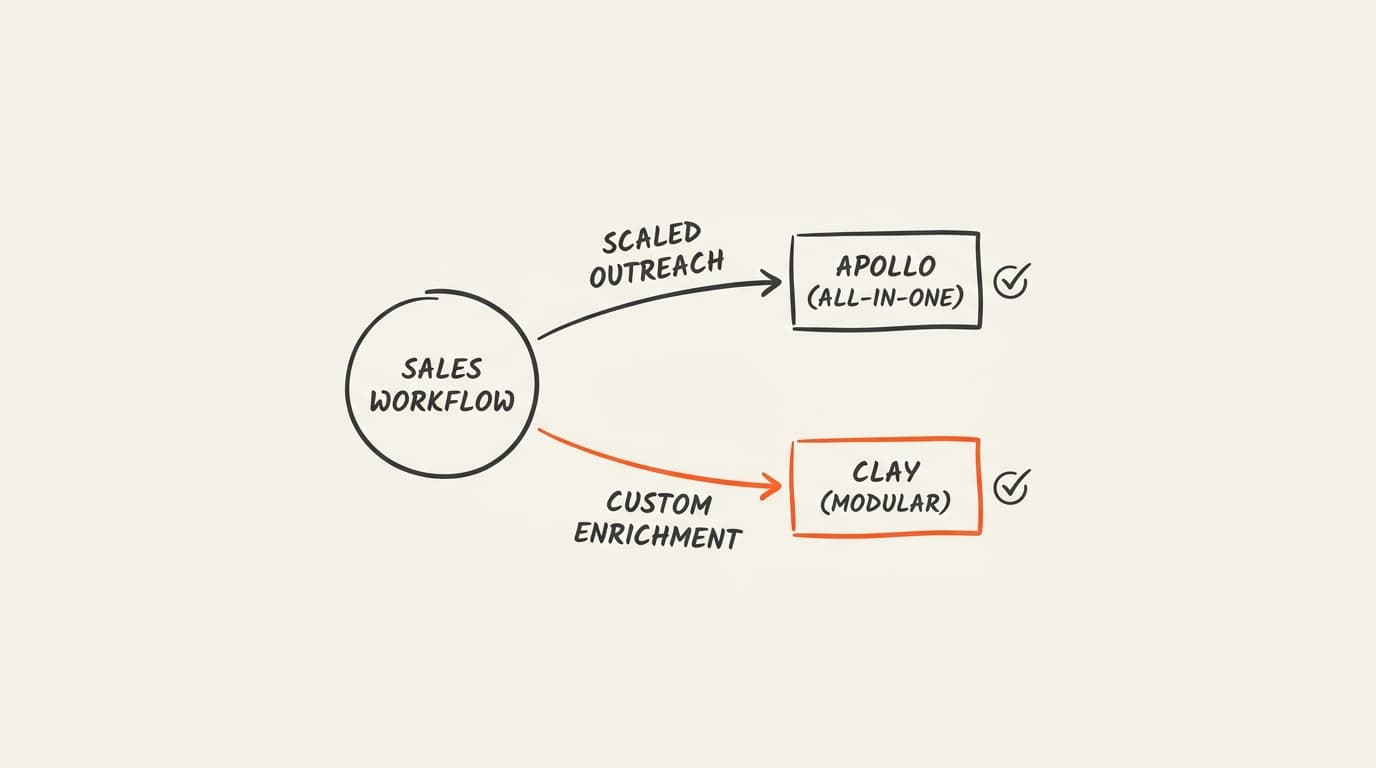Clay vs Apollo for Sales Teams: The Complete 2026 Comparison