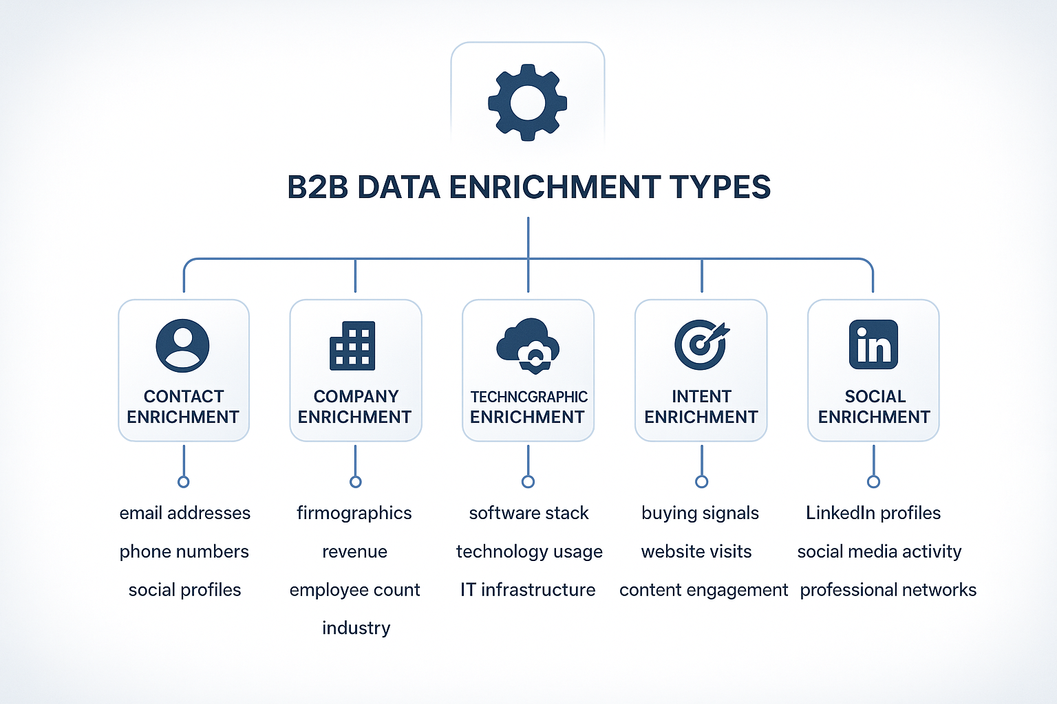Data enrichment taxonomy